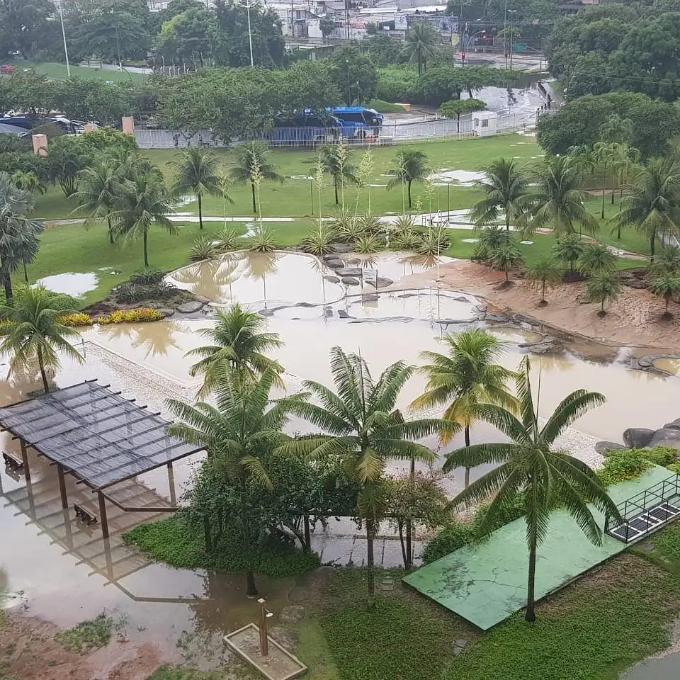 Situação do #rio2park após a tempestade.