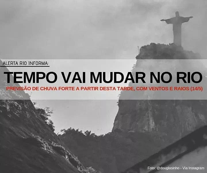 ⚠ PREVISÃO DO TEMPO: CHUVA FORTE PARA ESTA TERÇA (14) E NA QUARTA-FEIRA (15) ⚠ ➡ CHUVA PODE SER FORTE / MUITO FORTE