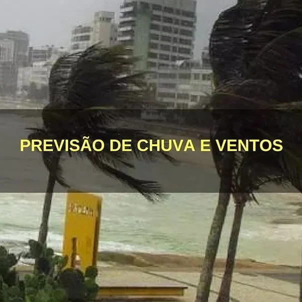 APROXIMAÇÃO E PASSAGEM DE UMA FRENTE FRIA PODEM CAUSAR CHUVA E VENTO FORTES NA CIDADE