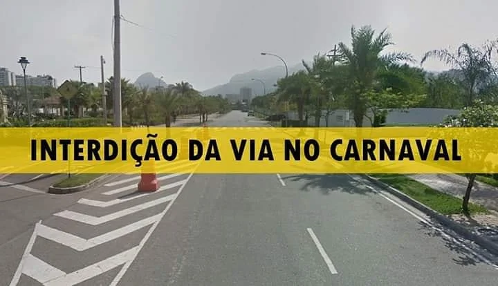 ⚠⛔ INTERDIÇÃO VIA - CIDADE JARDIM
