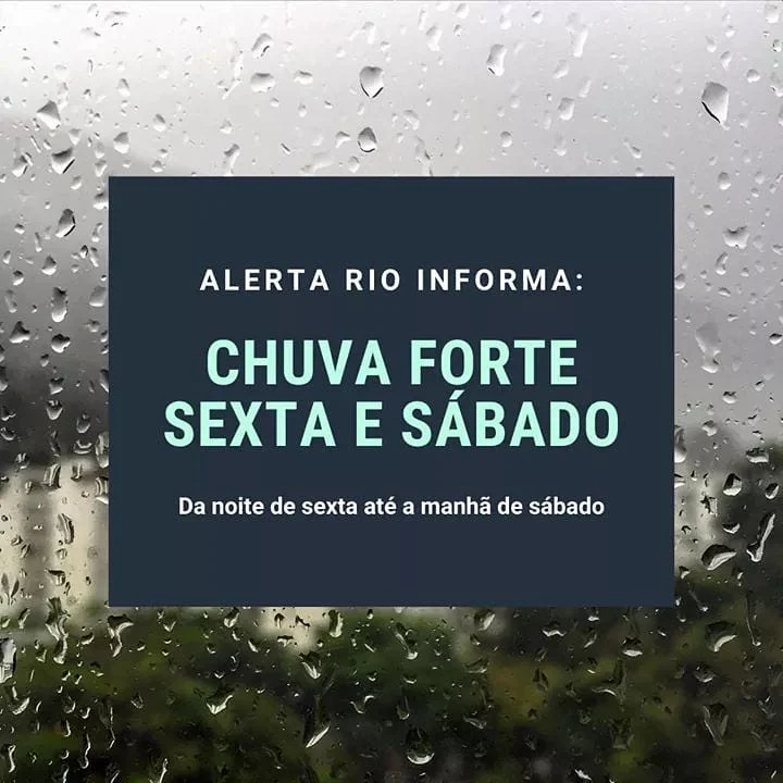 ⛈ O TEMPO VAI MUDAR.