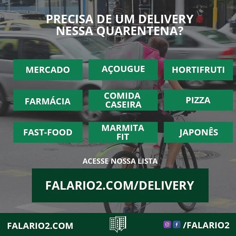 🛵 PRECISANDO DE DELIVERY NA QUARENTENA?