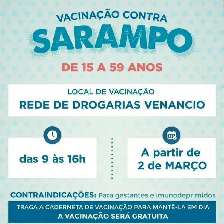 VACINAÇÃO SARAMPO