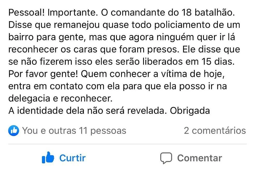 AJUDE A NOSSA REGIAO!