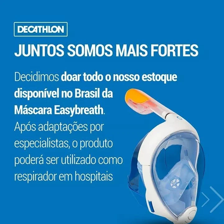MASCARA COMO RESPIRADOR .