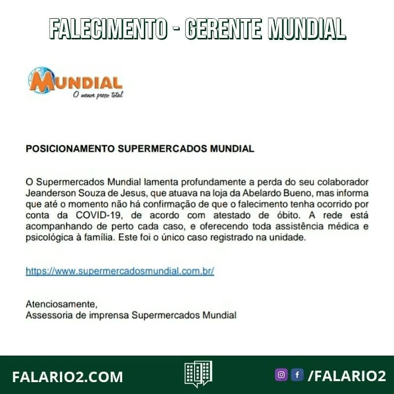 POSICIONAMENTO SUPERMERCADOS MUNDIAL
