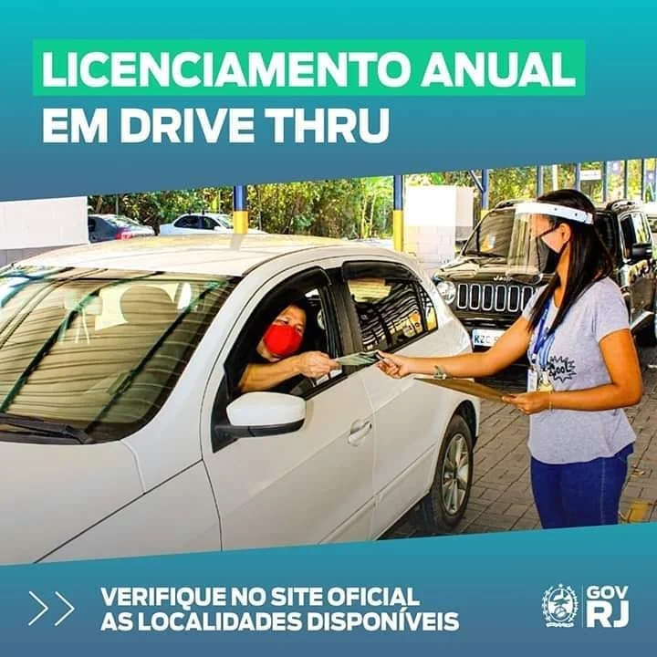 Com a 2ª fase da retomada, o Detran ampliou o serviço de licenciamento com uma novidade: a opção do sistema drive- thru.