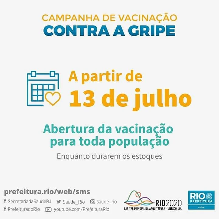 VACINAÇÃO CONTRA A GRIPE PARA TODOS