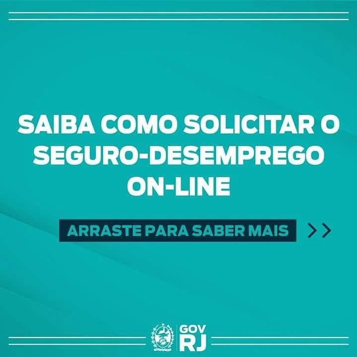 Se você tem direito ao seguro-desemprego, também é possível solicitá-lo online, através do aplicativo “Carteira de Trabalho