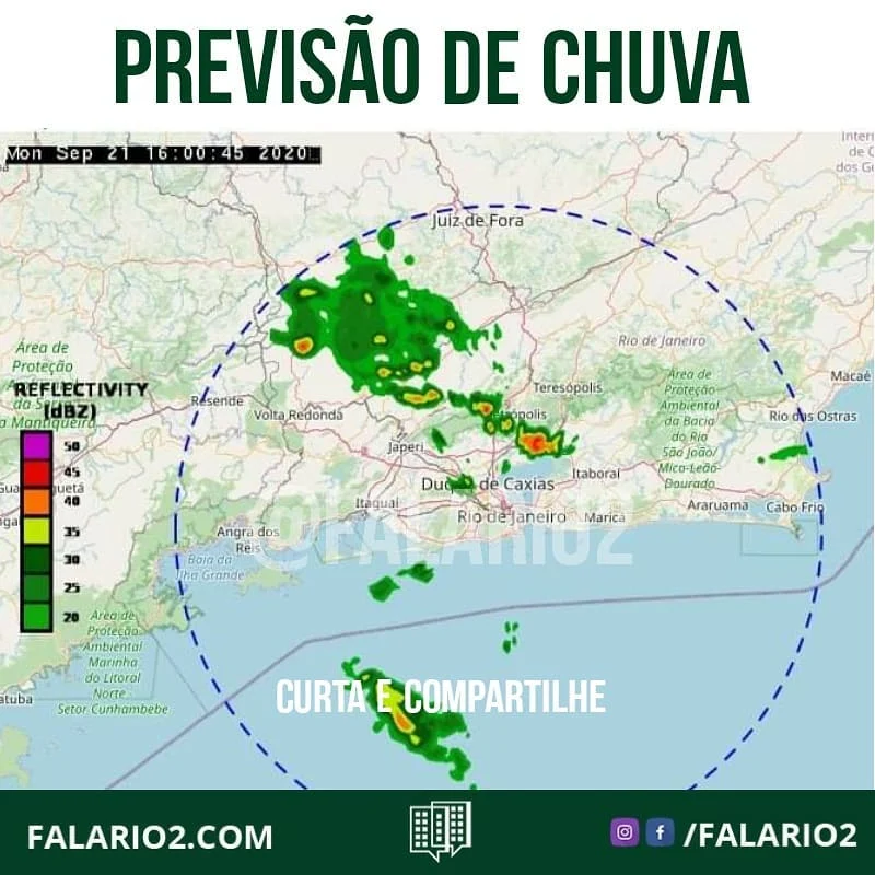 ATUALIZAÇÃO DAS CONDIÇÕES DE CHUVA O Alerta Rio informa: núcleos de chuva atuam entre a Baixada Fluminense e a Zona Norte.
