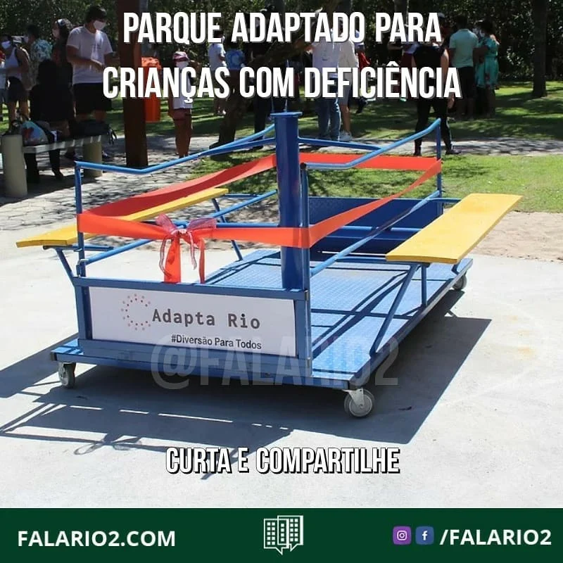 PARQUE ADAPTADO PARA CRIANÇAS COM DEFICIÊNCIA - BARRA DA TIJUCA