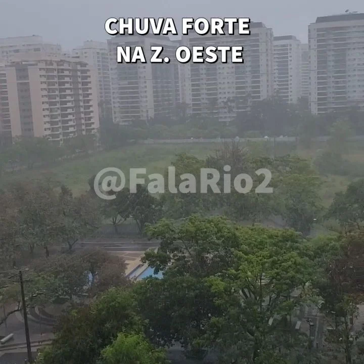 CHUVA FORTE A MUITO FORTE NA ZONA OESTE