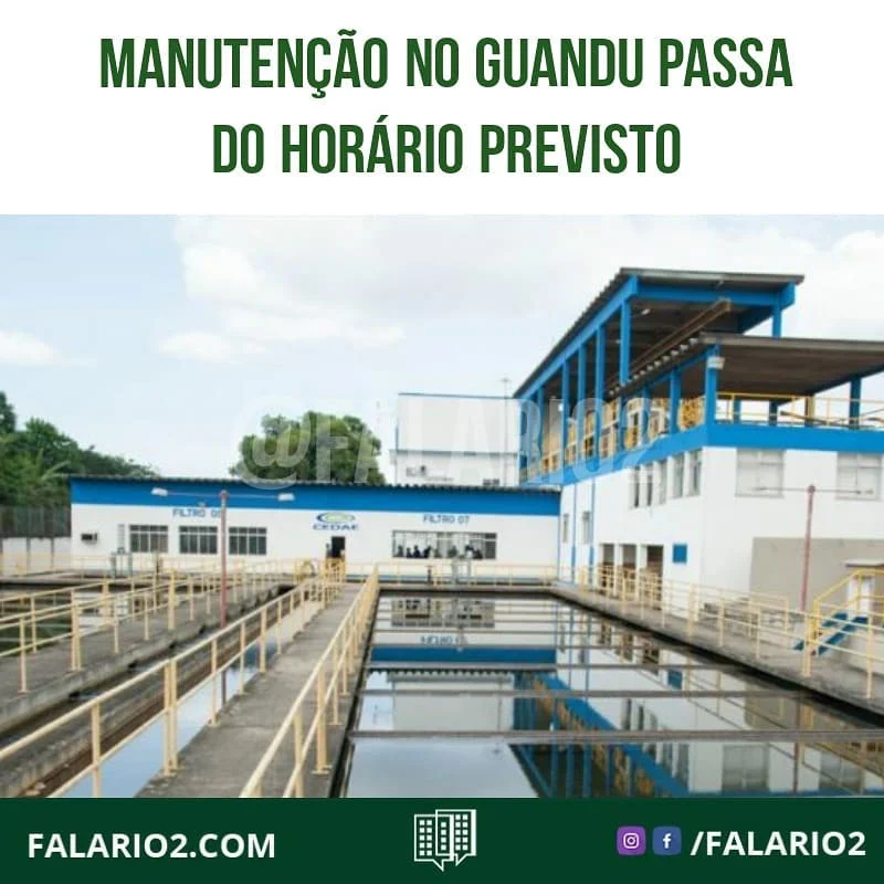 Diversos municípios do Estado do Rio seguem sem água após atraso na manutenção preventiva anual da Estação de Tratamento de