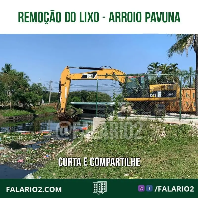 REMOÇÃO DO LIXO - ARROIO PAVUNA