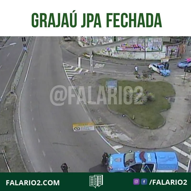 [LIBERADA] GRAJAÚ-JPA FECHADA NOS DOIS SENTIDOS