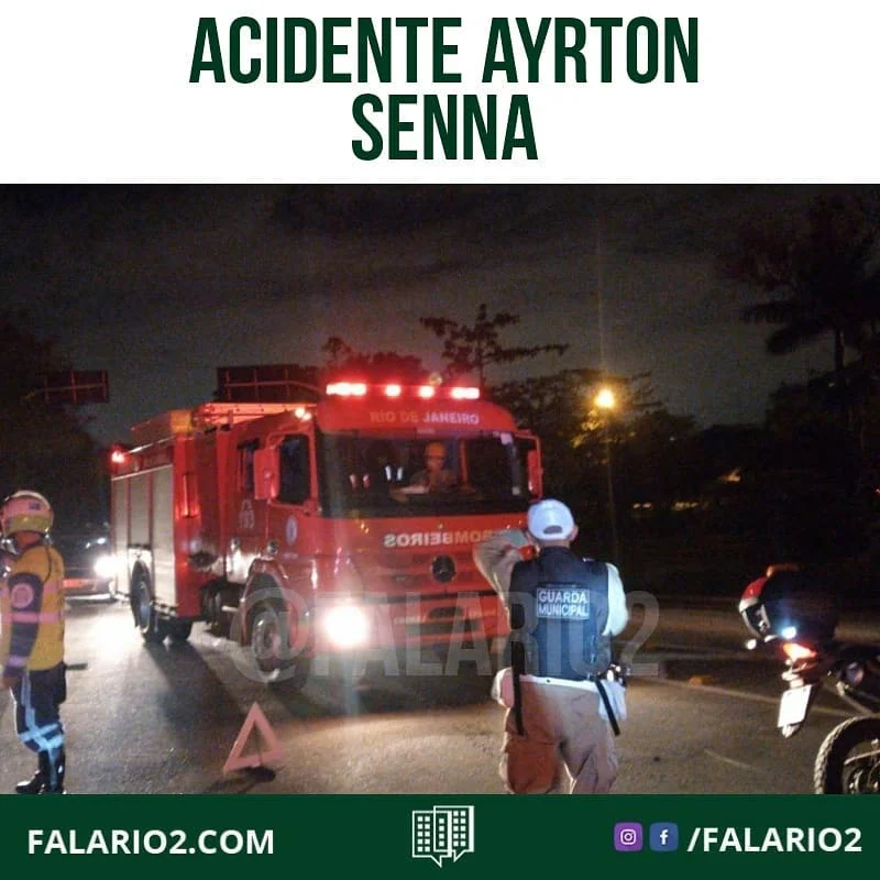 20:39 - Pista central da Av Ayrton Senna parcialmente interditada, no sentido orla, na altura do Sesc, devido a um acidente