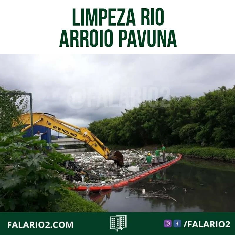"Começou a limpeza do Arroio!