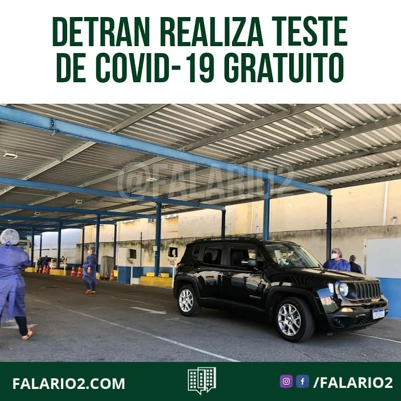 Ação no Detran acontece tanto no modelo drive thru, sem que a pessoa precise sair do carro, quanto para os que chegam a pé.