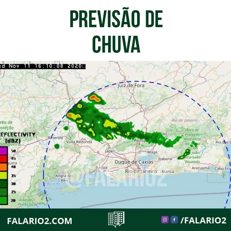 16h19 - O TEMPO AGORA: o Alerta Rio informa que núcleos de chuva atuam na região serrana e se deslocam em direção à cidade