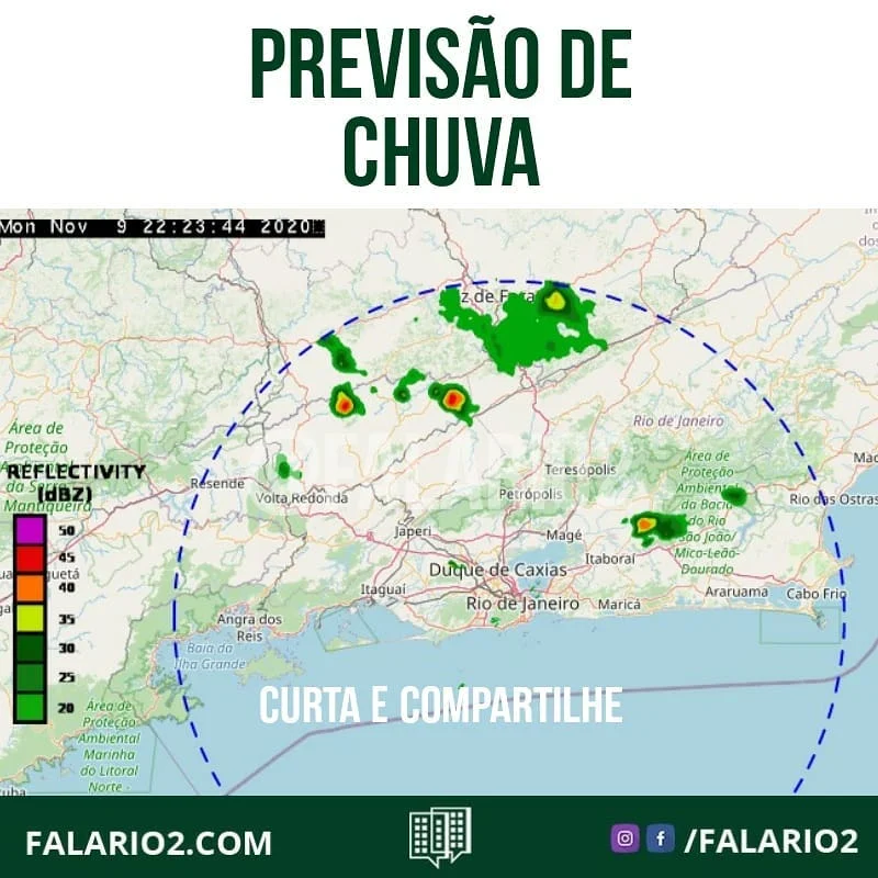 CHUVA NO RIO  De acordo com @AlertaRio, núcleos de chuva fraca/moderada atuam sobre o Maciço da Tijuca.