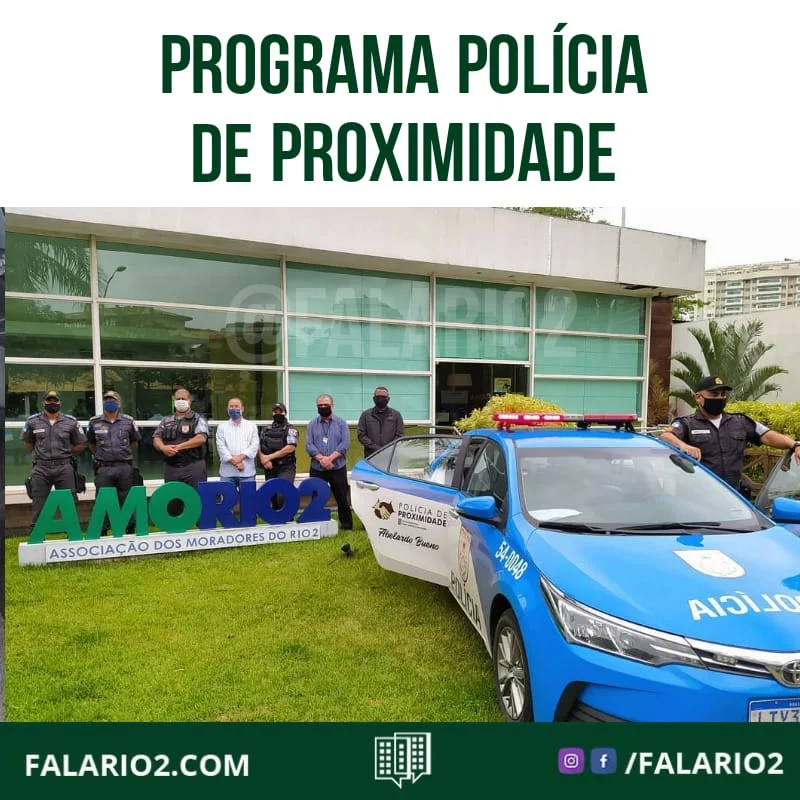 O 18° Batalhãode Polícia Militar ( @18bpm_pmerj )  está implantando um novo programa de policia de proximidade com mais