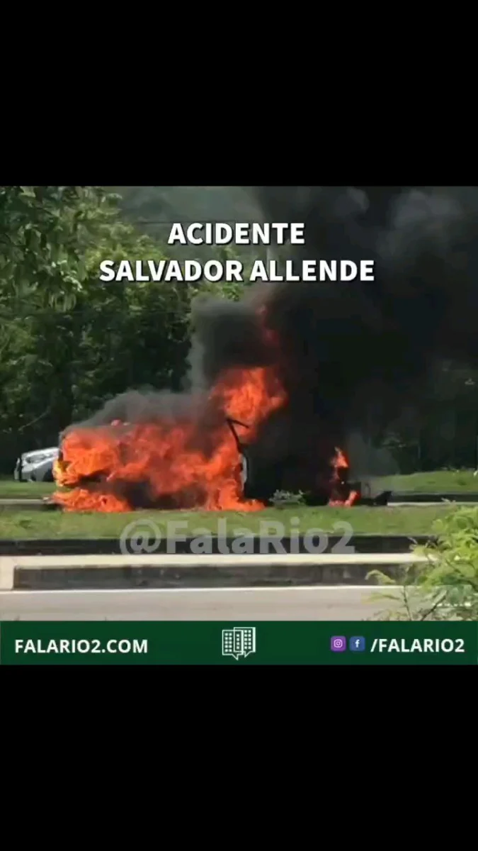 Acidente na Salvador Allende envolvendo 4 carros.