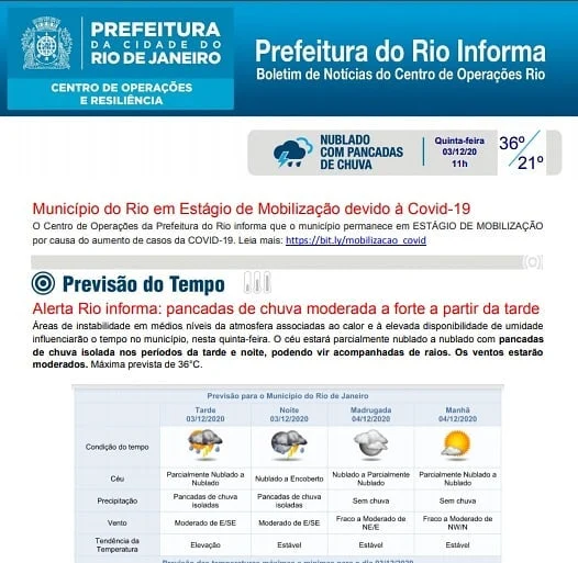 PRÓXIMAS HORAS: segundo o @AlertaRio , segue a previsão de PANCADAS DE CHUVA, podendo vir com RAIOS E VENTOS.