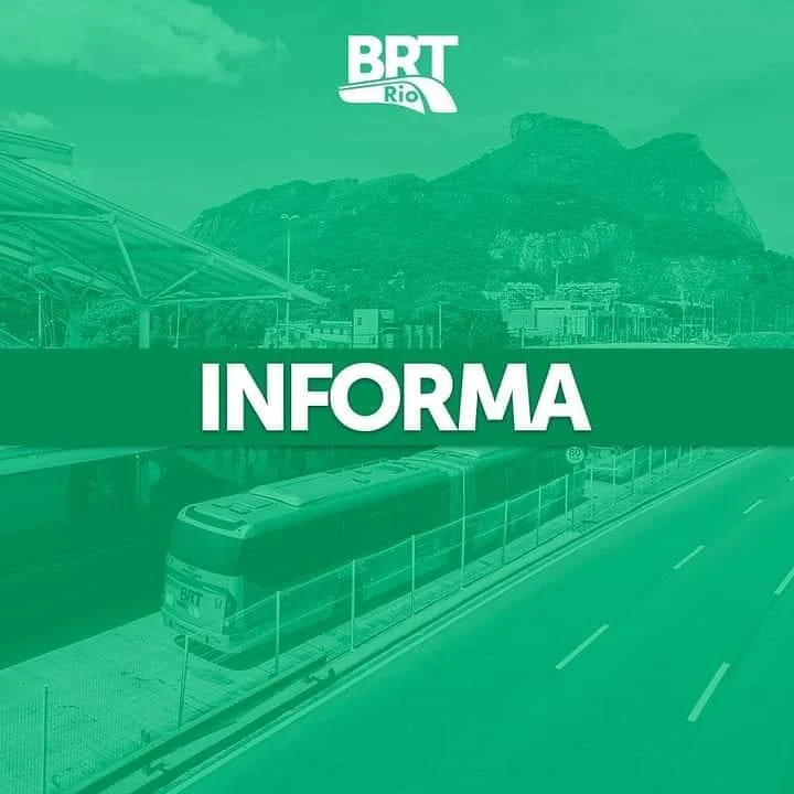O #BRTRio informa que o sistema voltou a operar normalmente nos três corredores.
