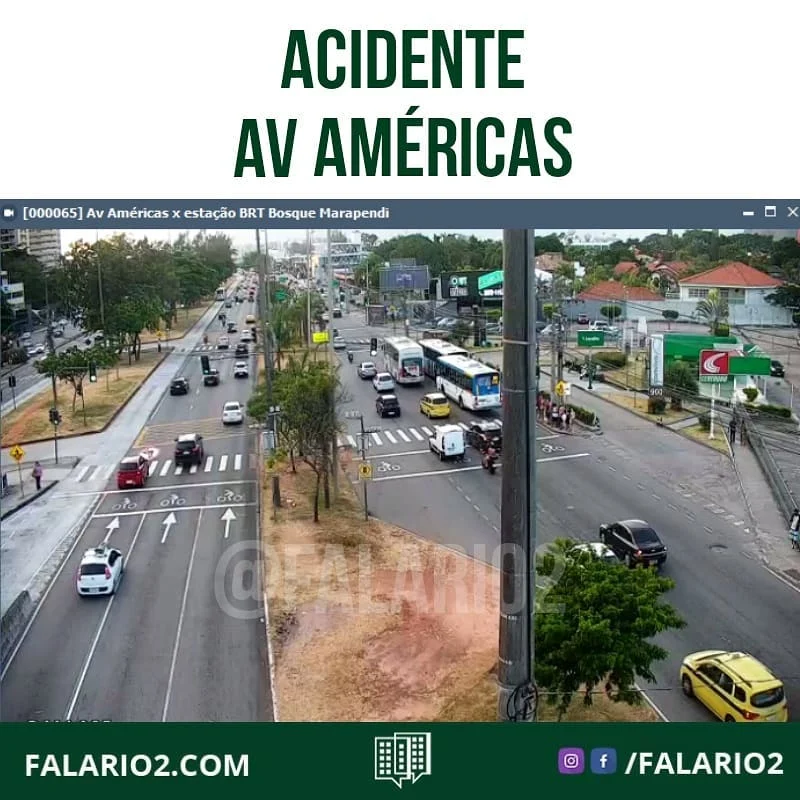 18:21 BARRA DA TIJUCA: foram retirados da pista lateral da Av.