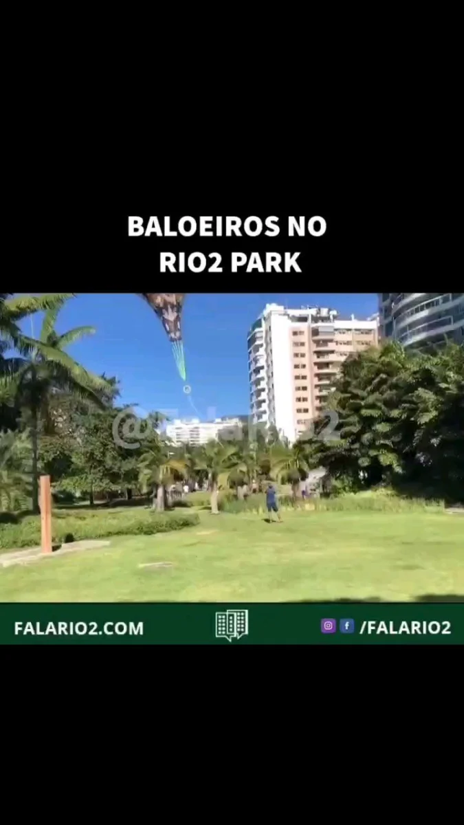 Após praticamente cair no Residencial Verano, baloeiros recuperaram o balão.