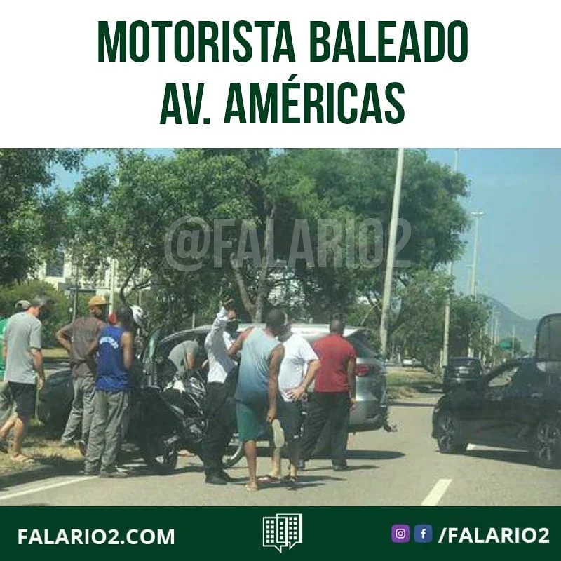 10:00 "Motorista baleado em frente do Condominio Blue prox a Salvador allende ...
