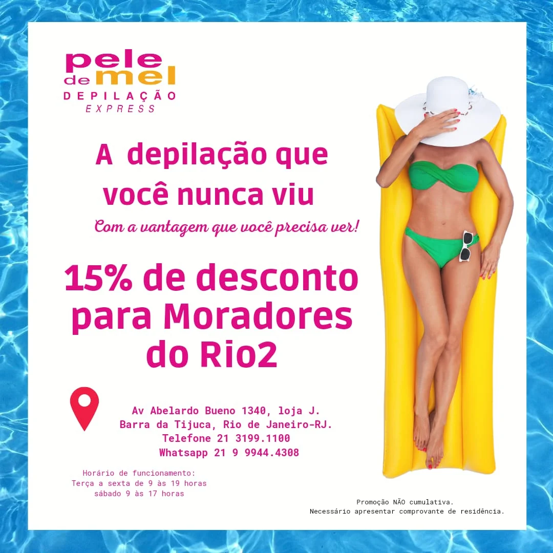 A Pele de Mel ( @peledemeldepilacao ) é a marca carioca que cuida da sua pele há 10 anos.