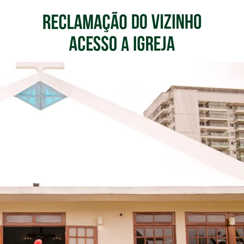 "Os moradores da Mário Agostinelli estão sendo impedidos de acessar o Marista e a Igreja pelo portão dos fundos, sendo