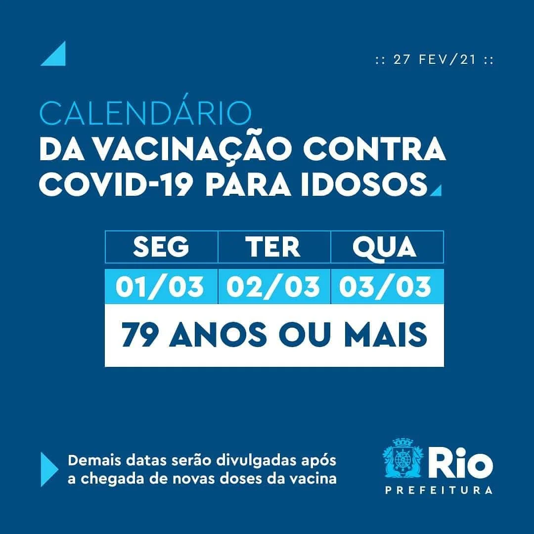 Nesta segunda-feira ao meio-dia começa a vacinação para os idosos com 79 anos ou mais.