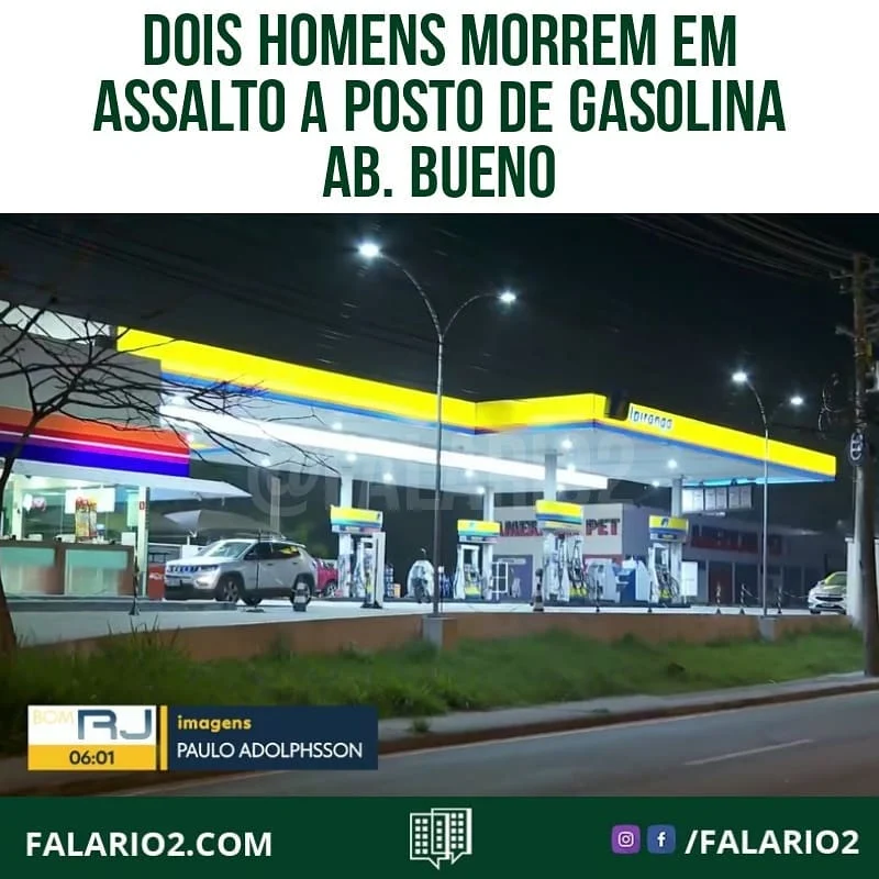 Dois homens morreram em uma tentativa de assalto a um posto de gasolina na Avenida Abelardo Bueno, em Jacarepaguá, na Zona