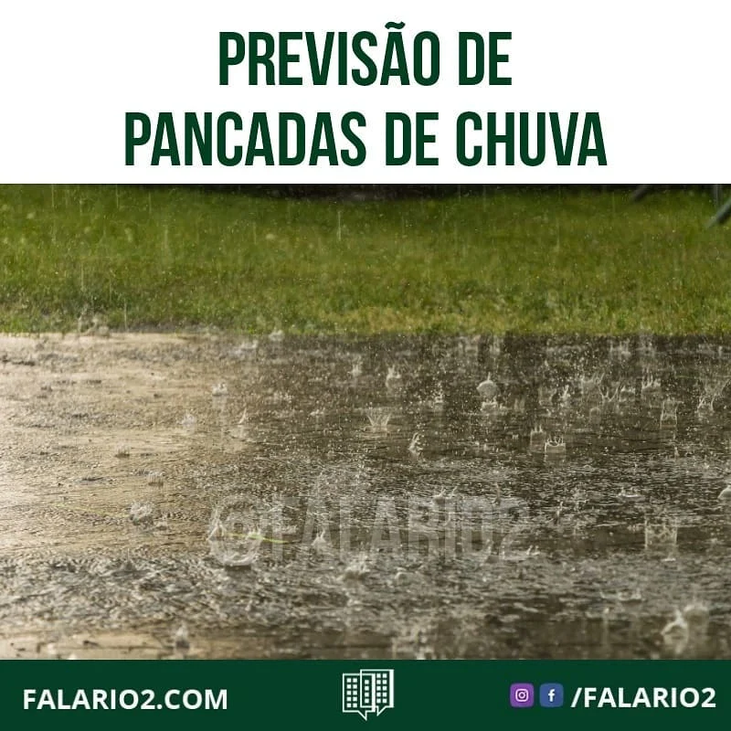 A partir da tarde essa chuva pode ganhar força e cair com intensidade moderada em algumas áreas da capital.