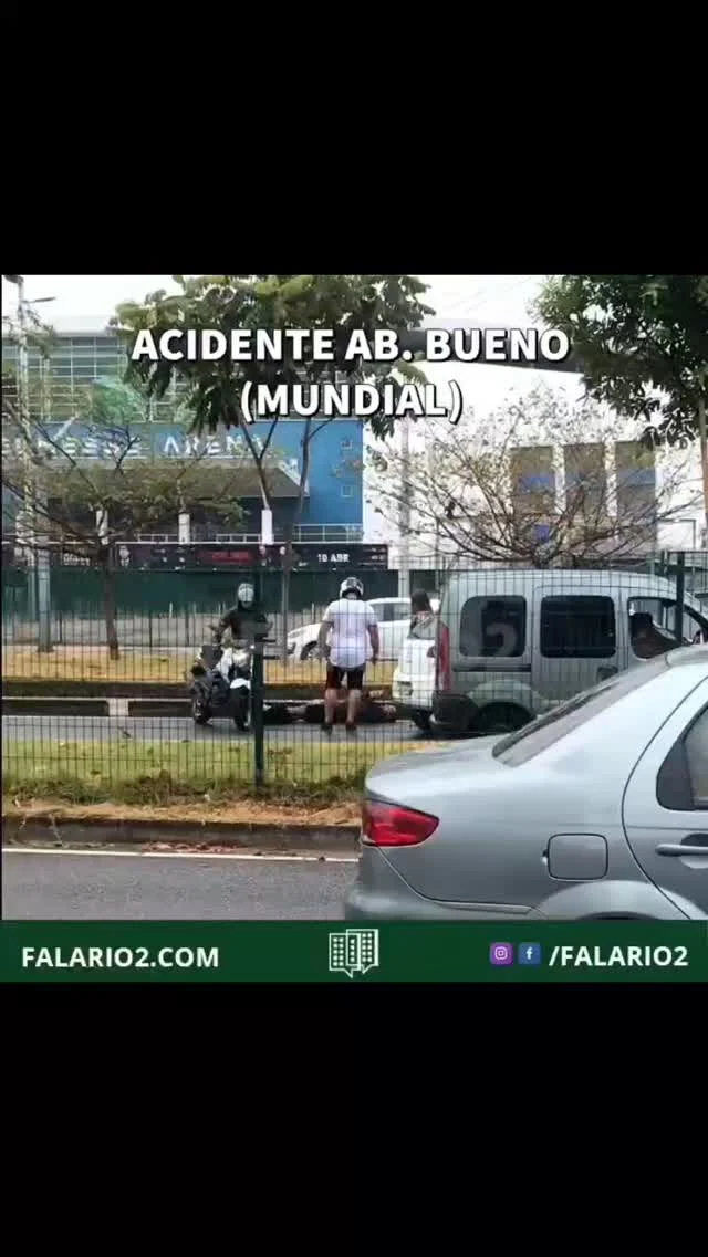 16:10 ACIDENTE ENVOLVENDO MOTOQUEIRO NA ABELARDO BUENO
