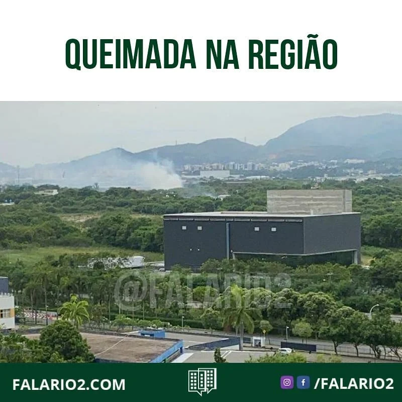 16:00 recebemos fotos da queimada que está acontecendo agora.