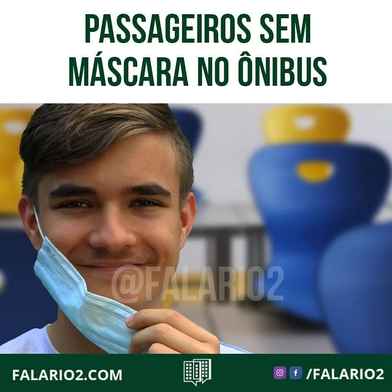 USE MÁSCARA NO ÔNIBUS