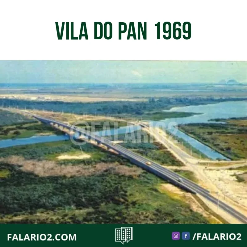 Área da atual Vila do Pan em 1969