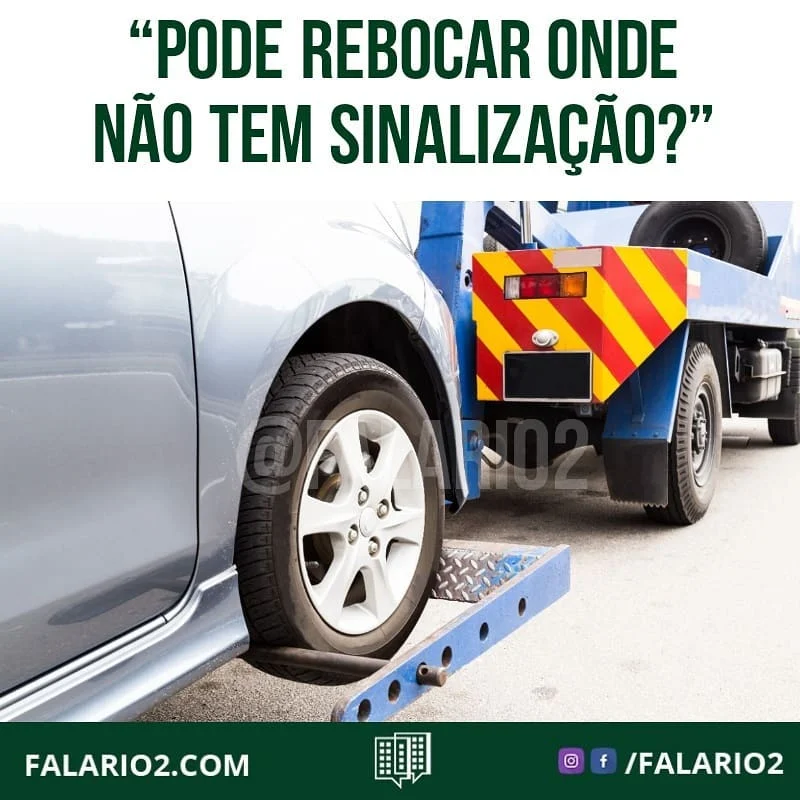 "Nosso carro foi rebocado pela SEOP hoje pela manhã.
