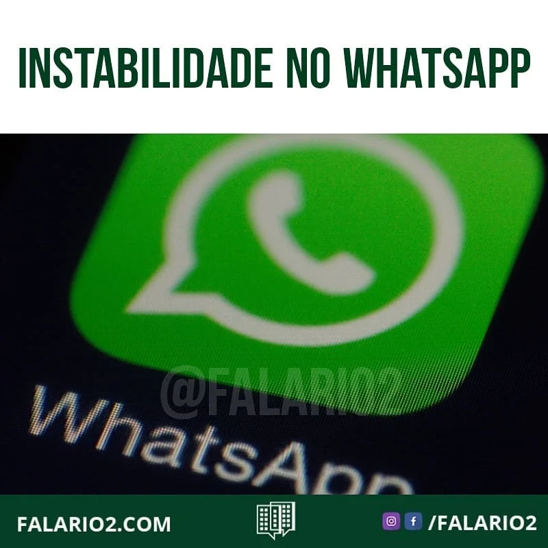 19/03 - 14:30 - Instabilidade no whatsapp e em algumas funcionalidades do Instagram e do Facebook.