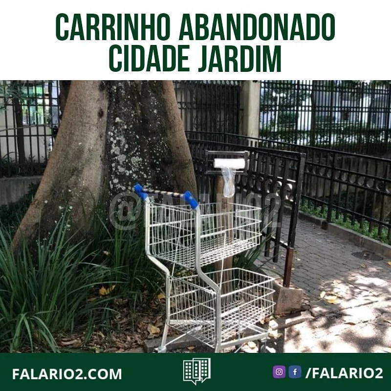 24/03 - 09:30 - Carrinho do Prix abandonado.