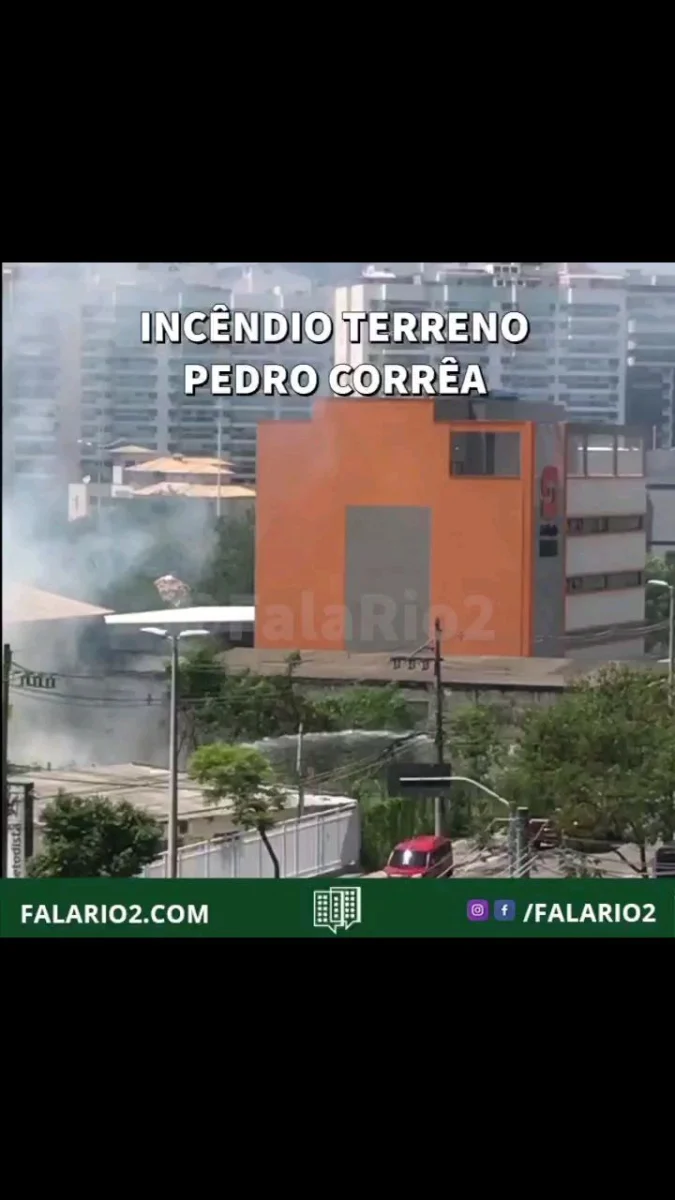 18/03 - 11:40 "os Bombeiros saíram do incêndio da Jaime poggi e agora estão na Pedro Corrêa devido a outro incêndio no