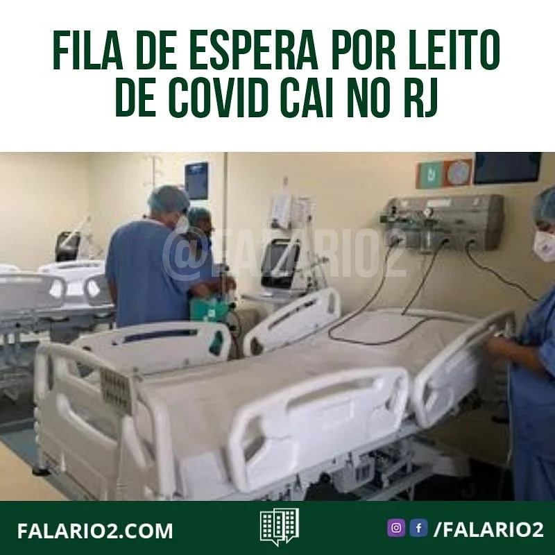Após 17 dias consecutivos com mais de 800 pacientes aguardando simultaneamente por um leito de Covid-19 no estado do Rio de