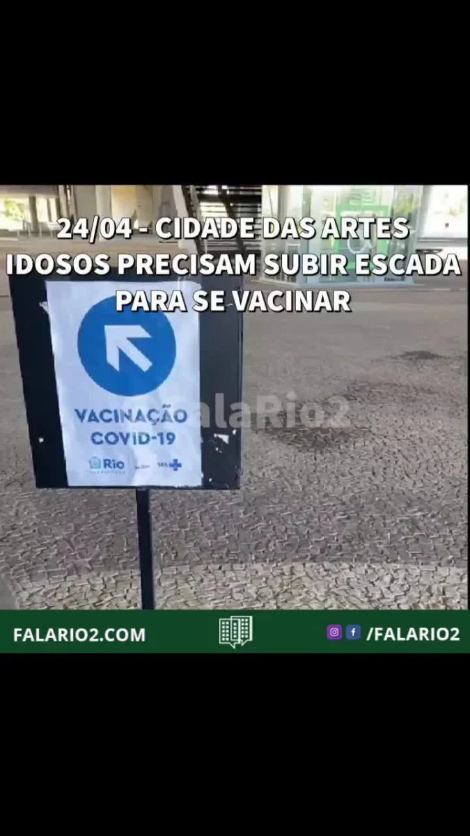 24/04 - Cidade das Artes - Vacinação
