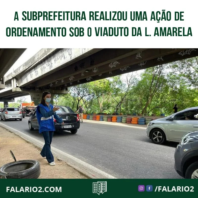 A Subprefeitura de Jacarepaguá realizou mais uma ação de ordenamento na Avenida Antonieta Campos da Paz e no final da Rua