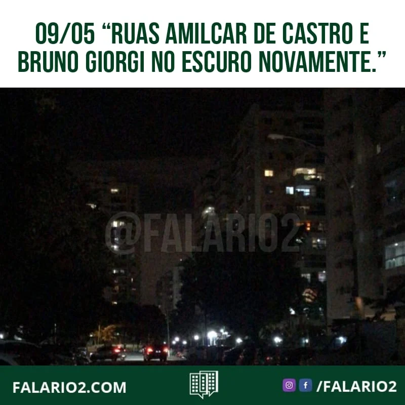 09/05 "Ruas Amilcar de Castro e Bruno Giorgi no escuro novamente.