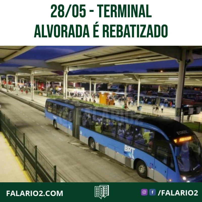 A Prefeitura publicou nesta sexta-feira (28/05), no Diário Oficial do Município, decreto nomeando o Terminal Rodoviário