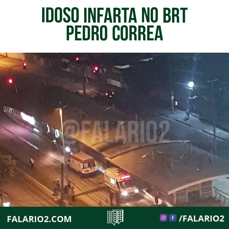 05/05 - 23:00 - Alguns moradores enviaram mensagens perguntando o que havia acontecido no BRT Pedro Correa no final da noite
